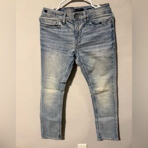 BKE Alec Light Blue Straight Leg Jeans